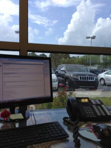 work job desk view computer stephanie hughes stolen colon ostomy crohns blog