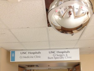 unc hospital gi surgery clinic gastrointestinal stephanie hughes appointment follow up stolen colon crohn's ostomy blog