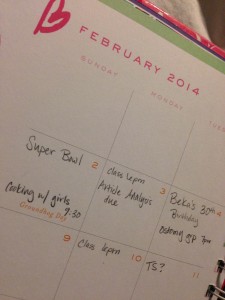 february monthly goals busy calendar stephanie hughes stolen colon crohn's disease ulcerative colitis inflammatory bowel disease ibd ostomy blog