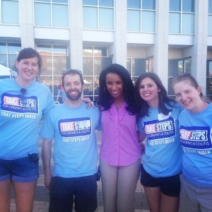 Take Steps walk planning committee Michelle Marsh WRAL emcee speaker ccfa crohn's colitis foundation stephanie hughes stolen colon crohn's disease ulcerative colitis inflammatory bowel disease ibd blog ostomy fundraiser event