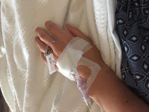 ibd crohn's disease IV insertion veins ostomy stolen colon